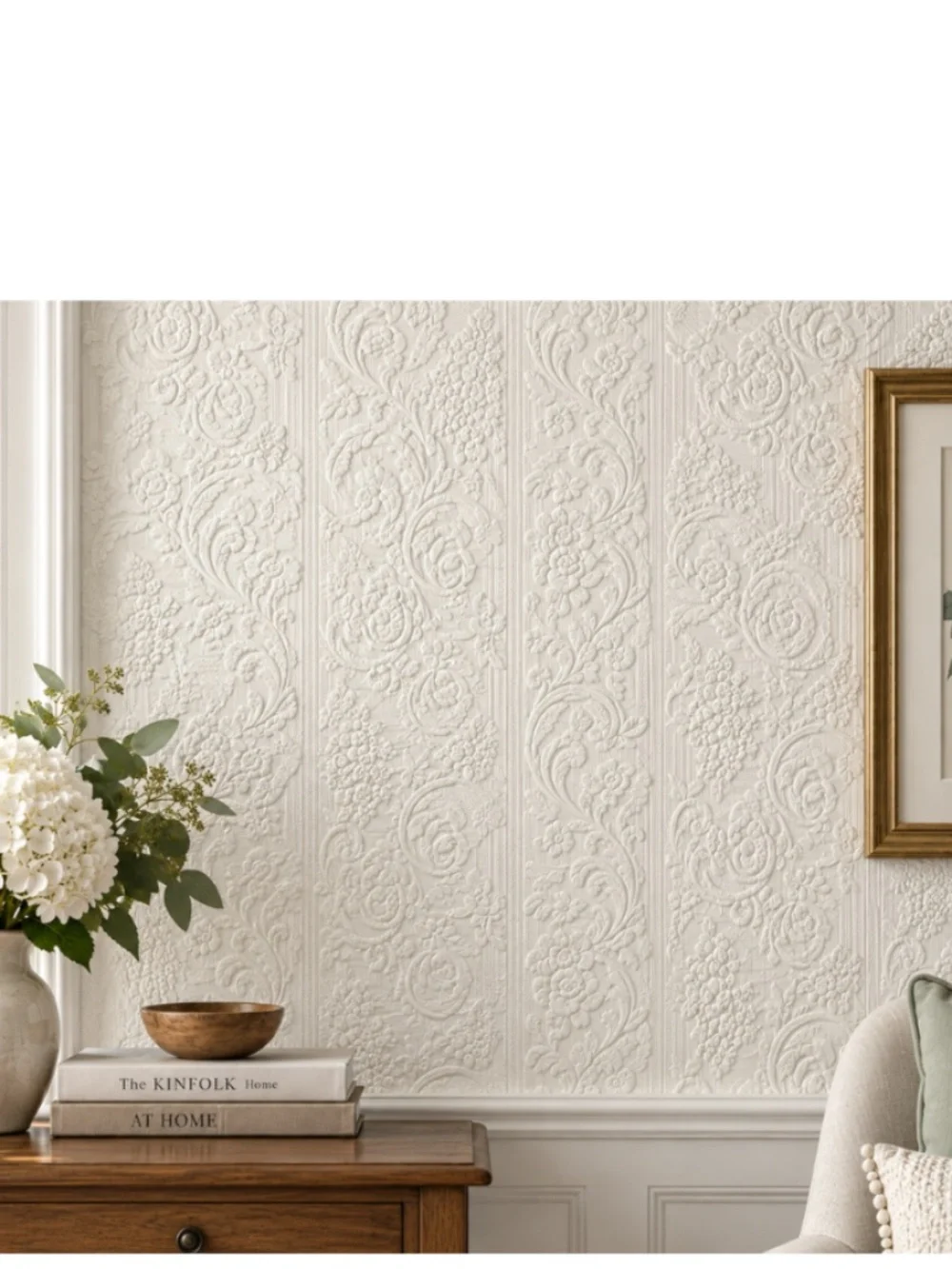 Brewster Design 90002 Paintable Embossed Vinyl Wallpaper – Made in England